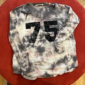 Free People We The Free tie dye long sleeve tee